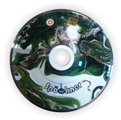 Spöckner "Kiebitz grün weiss" Eisstock